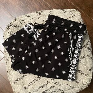 Black & White Lounge Pants